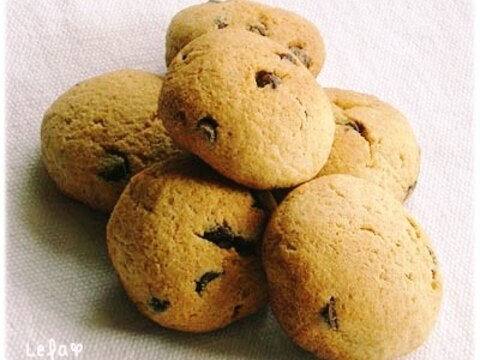 おから豆乳クッキー( 全粒粉 & チョコチップ )